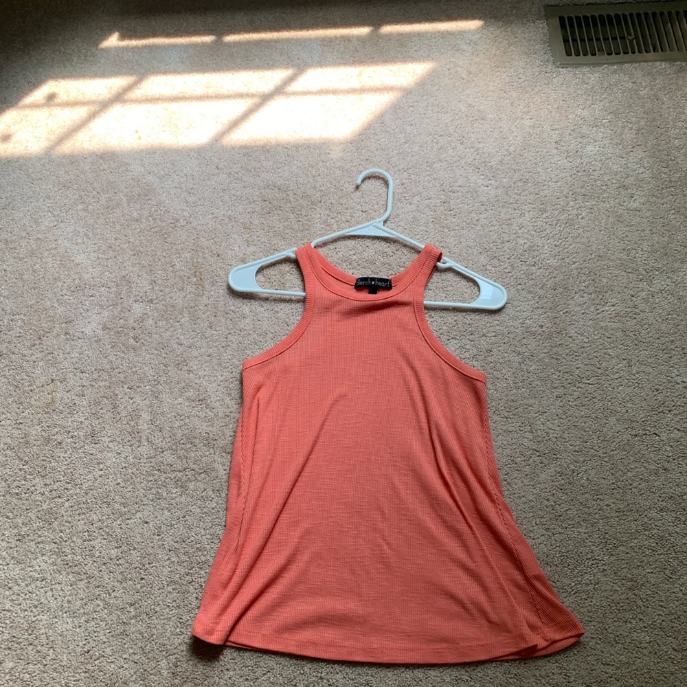Orange tank top